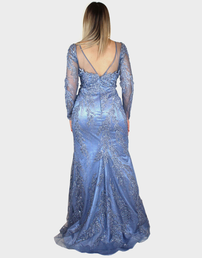 Abito lungo avion- Elizabeth Moda - immagine 4