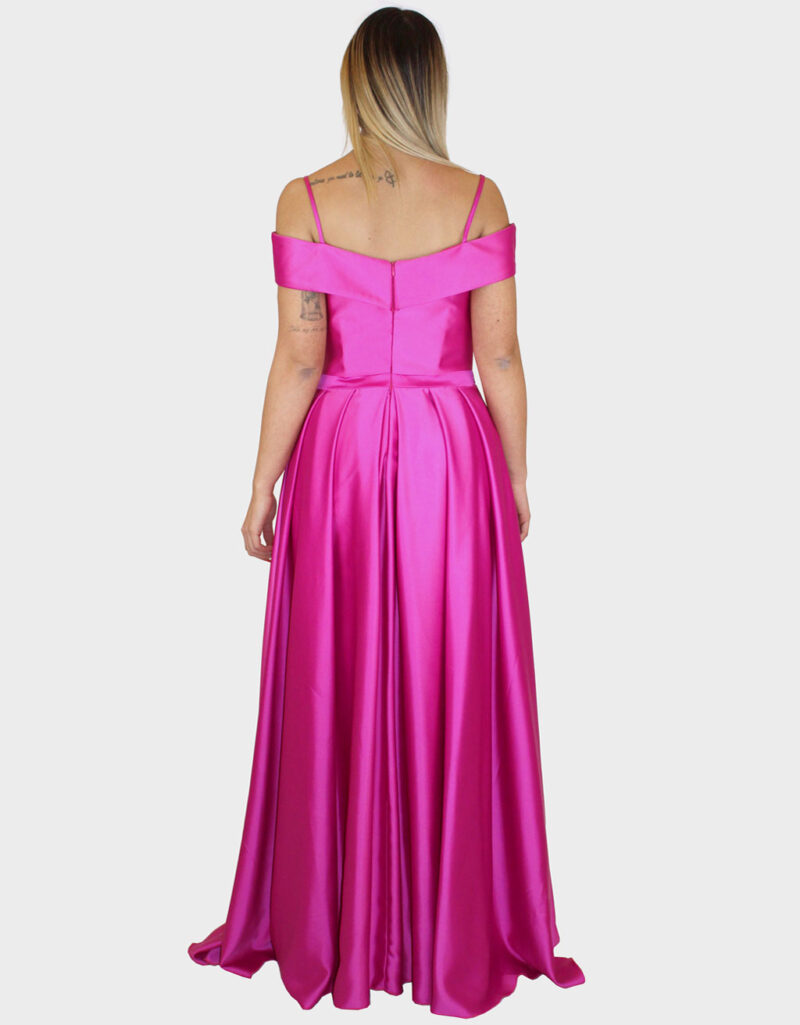 Abito lungo fucsia- Ludovica Hassler - immagine 4