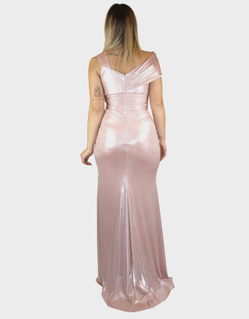 Abito placcato rosa- Elizabeth Moda - immagine 4