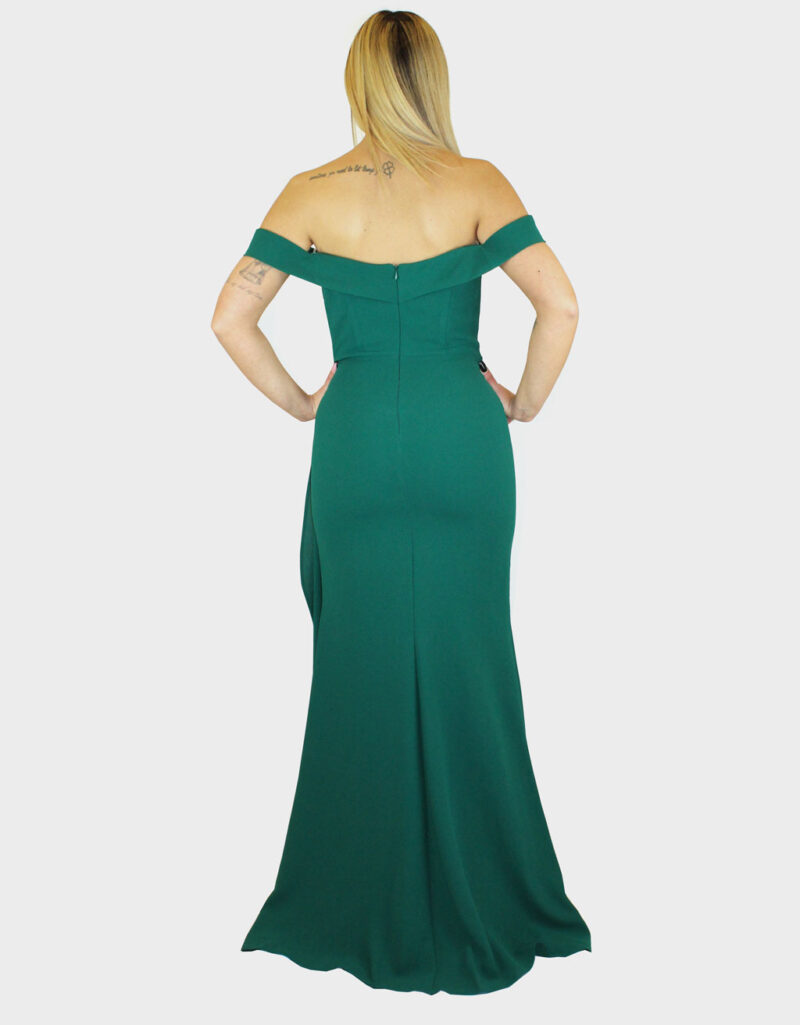 Abito lungo verde- Elizabeth Moda - immagine 4
