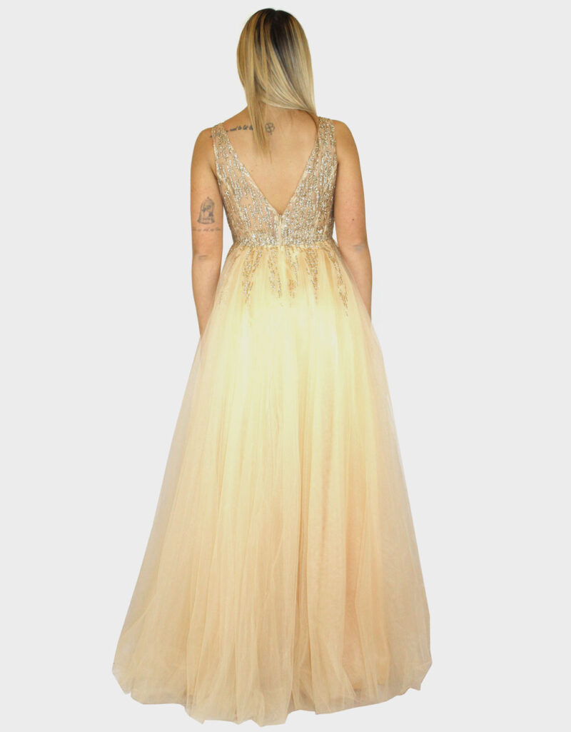Abito ampio oro- Elizabeth Moda - immagine 4
