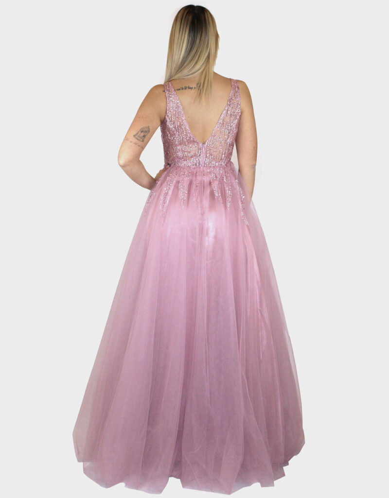 Abito ampio rosa- Elizabeth Moda - immagine 4