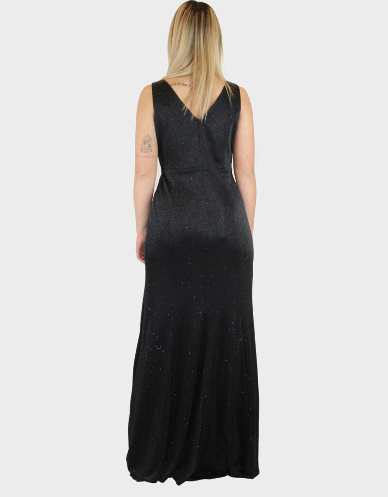 Abito lungo nero - Elizabeth Moda - immagine 4