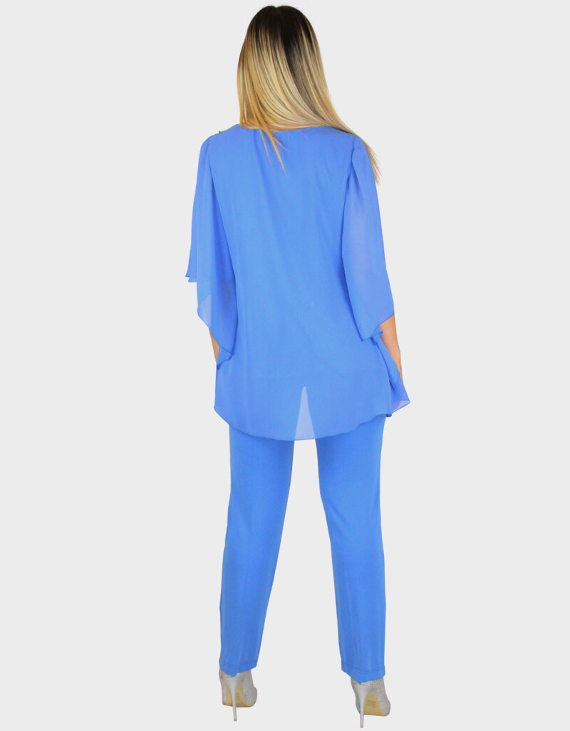 Completo 2 pezzi azzurro- Paola Forti - immagine 4