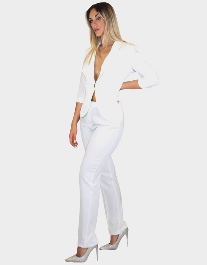 Tailleur bianco- Paola Forti - immagine 2