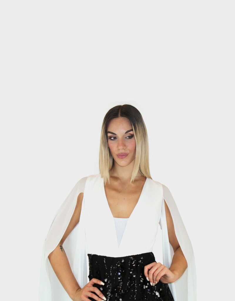Tuta bianca e nera- Paola Forti - immagine 3