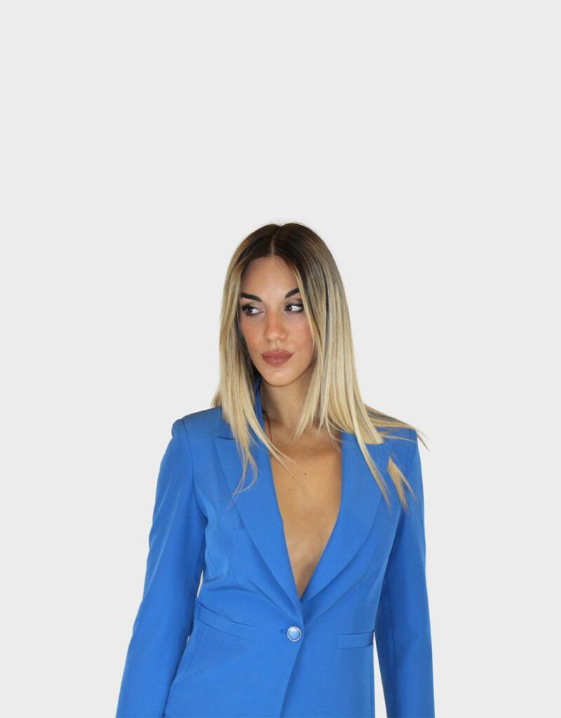 Tailleur azzurro- Elizabeth Moda - immagine 3