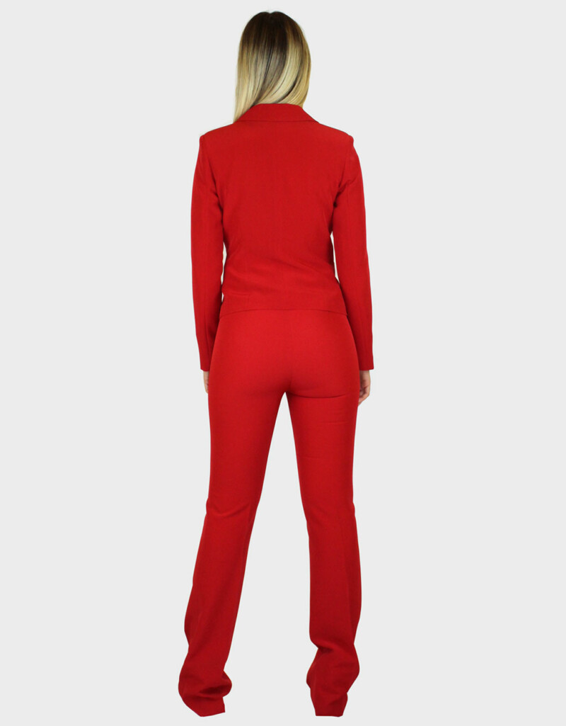 Tailleur rosso- Elizabeth Moda - immagine 4