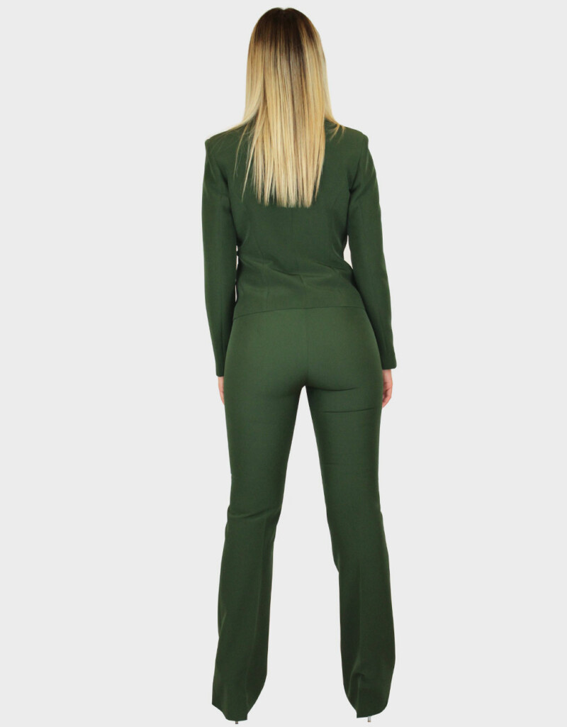 Tailleur verde - Elizabeth Moda - immagine 4