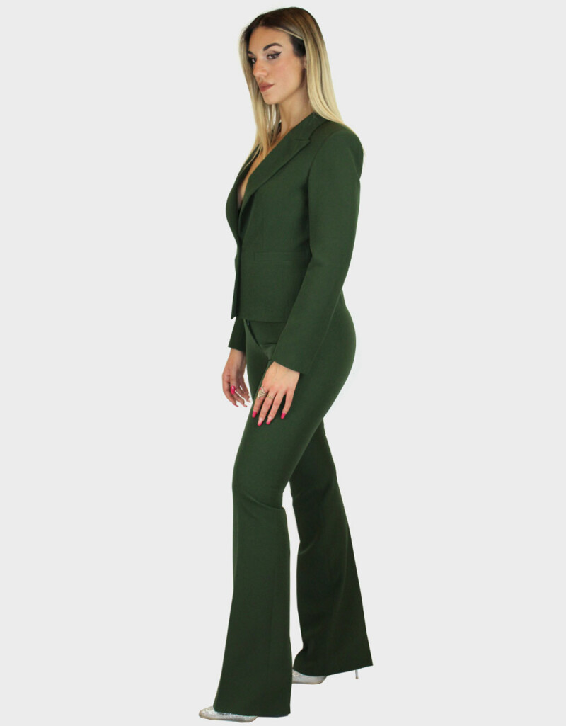 Tailleur verde - Elizabeth Moda - immagine 2