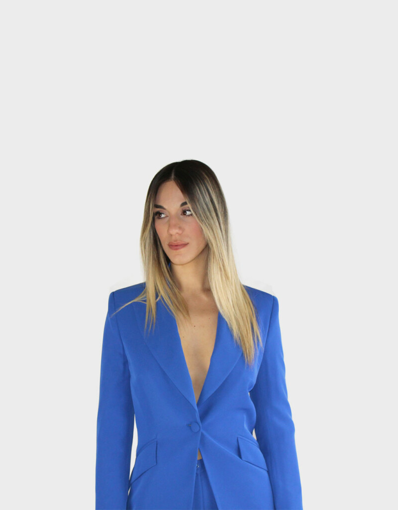 Tailleur blu cobalto - Paola Forti - immagine 4