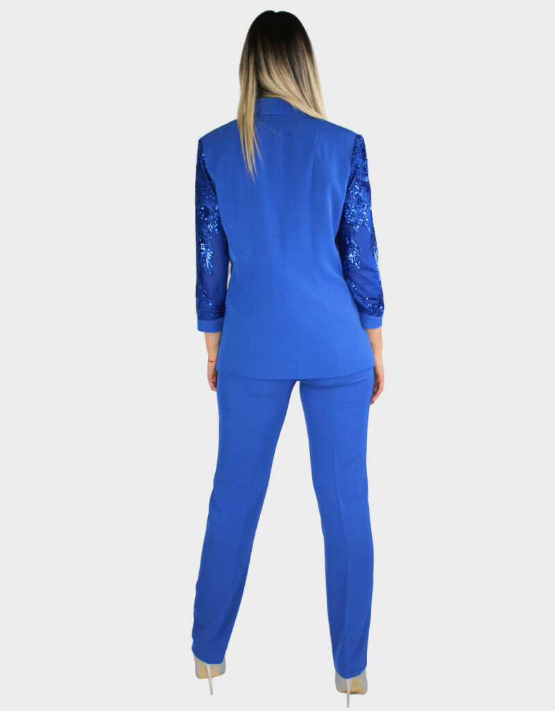 Completo 3 pezzi blu cobalto - Paola Forti - immagine 4