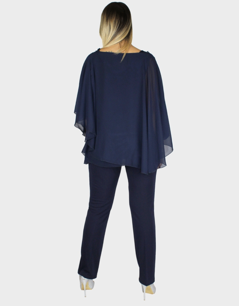 Completo due pezzi blu notte - Paola Forti - immagine 4