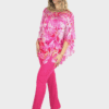 Completo due pezzi fucsia di Paola Forti.