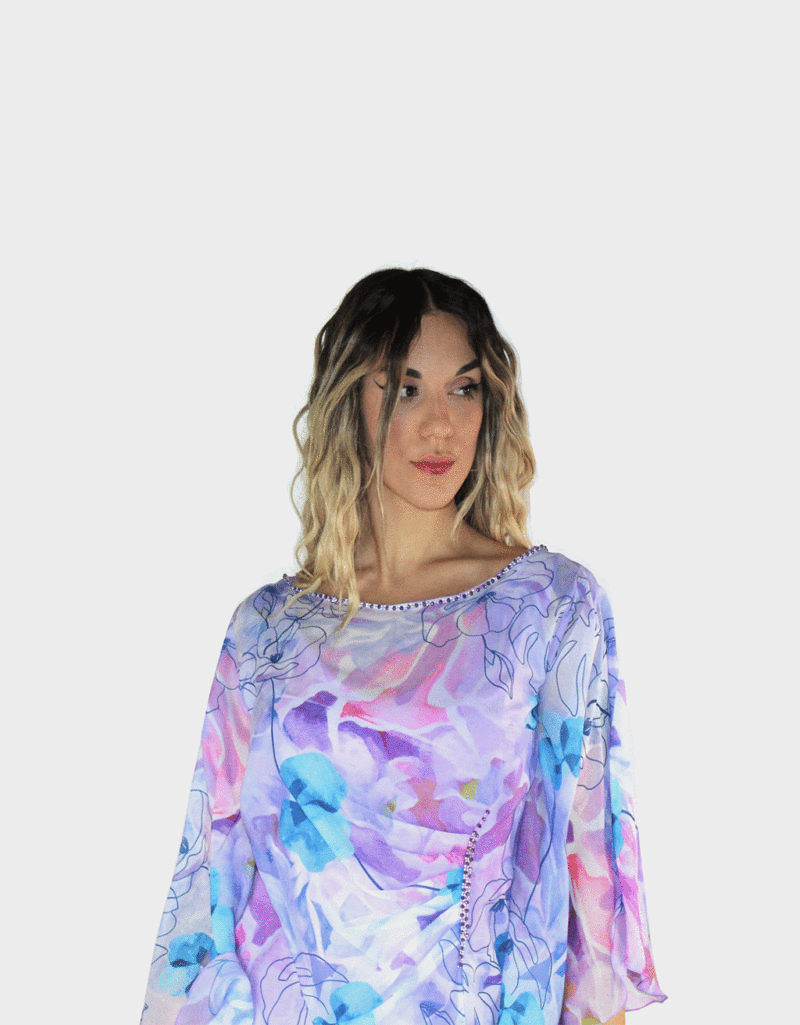 Completo due pezzi glicine - Paola Forti - immagine 4