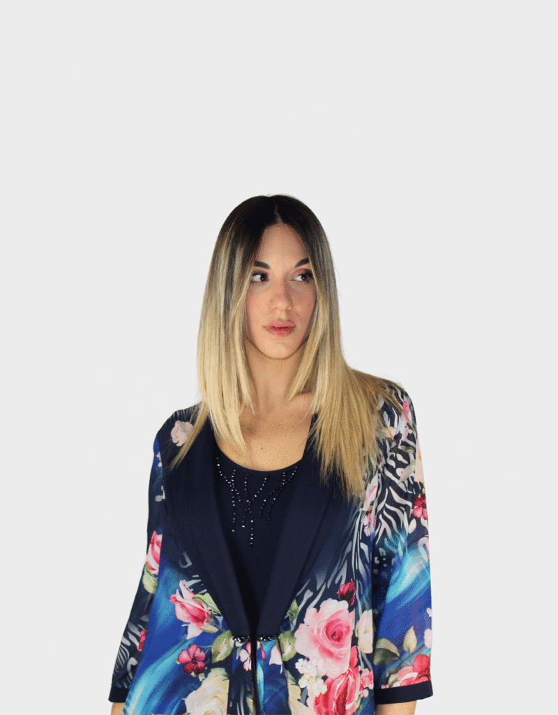 Completo tre pezzi blu - Paola Forti - immagine 3