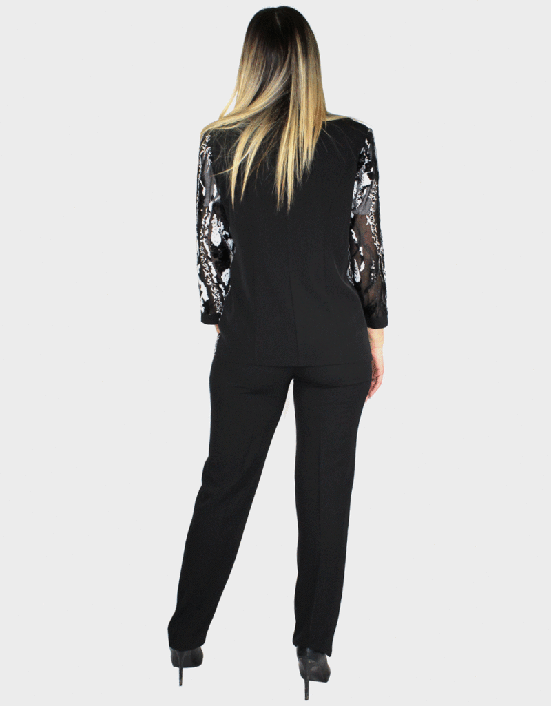 Completo tre pezzi nero - Sharon - immagine 4