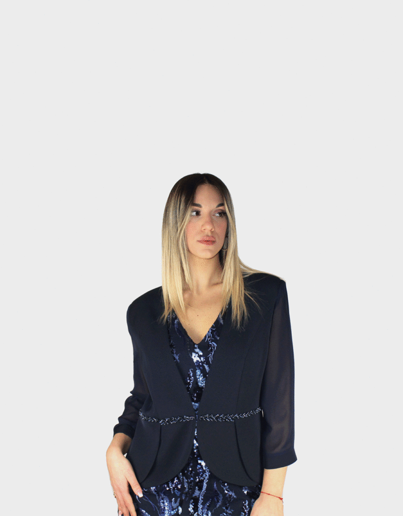 Completo due pezzi blu - Ludovica Hassler - immagine 3