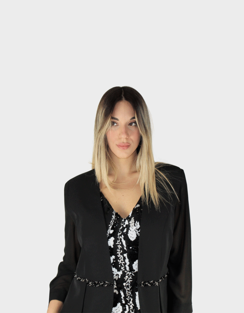 Completo due pezzi nero - Ludovica Hassler - immagine 3