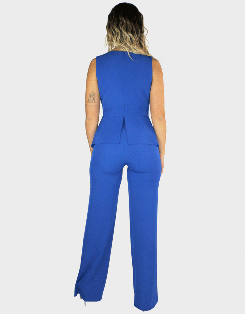 Tuta blu cobalto - Sharon - immagine 4