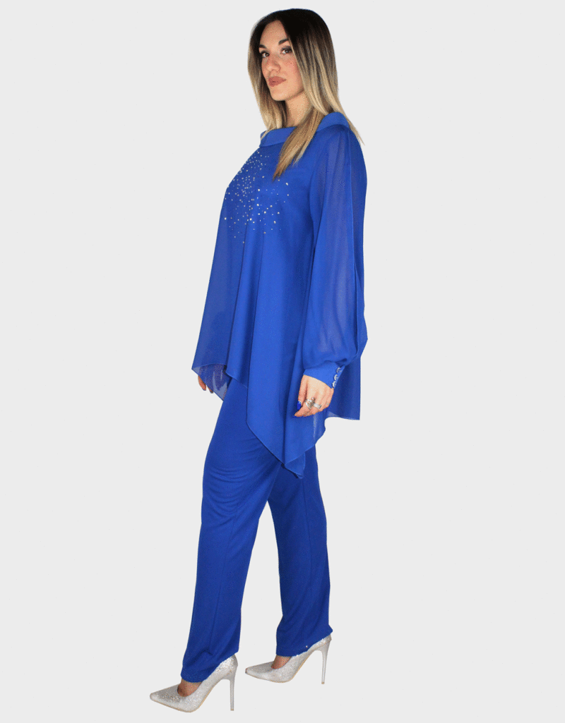 Completo tre pezzi blu - Paola Forti - immagine 2