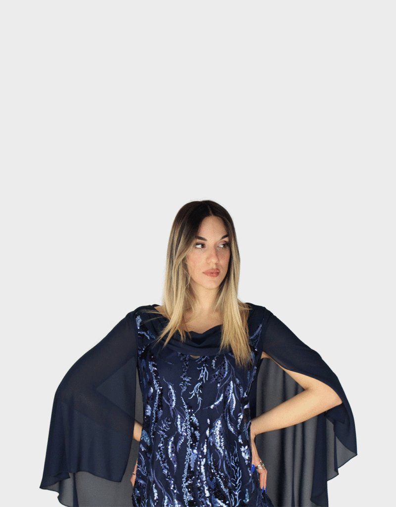 Completo due pezzi blu - Sharon - immagine 3