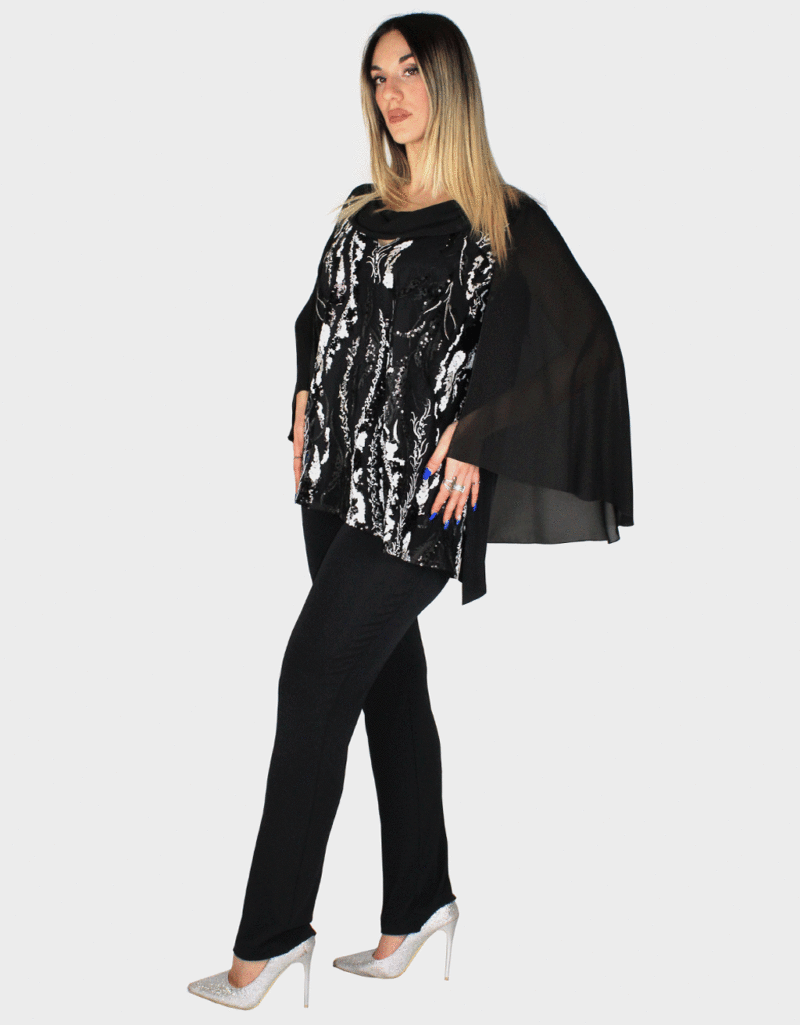 Completo due pezzi nero - Sharon - immagine 2