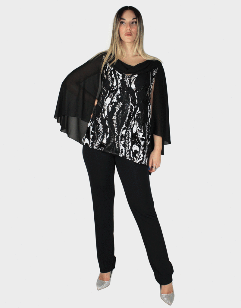 Completo due pezzi nero - Sharon