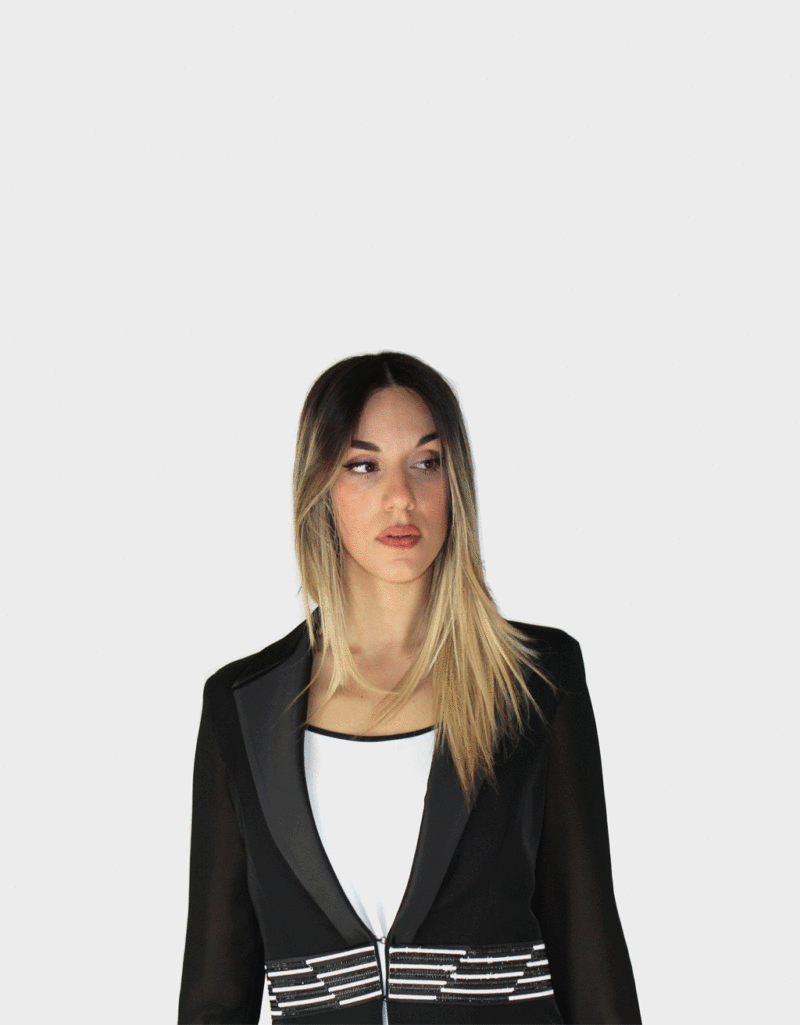 Completo tre pezzi nero - Paola Forti - immagine 3