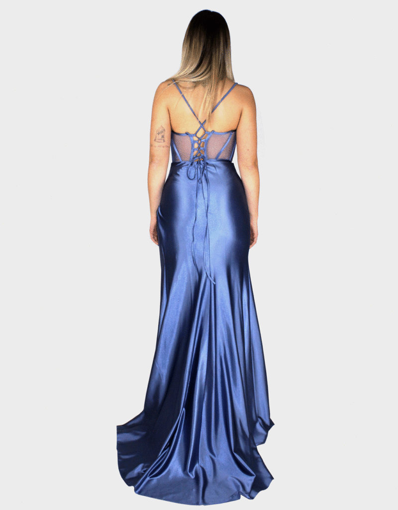 Abito lungo polvere - Elizabeth Moda - immagine 4