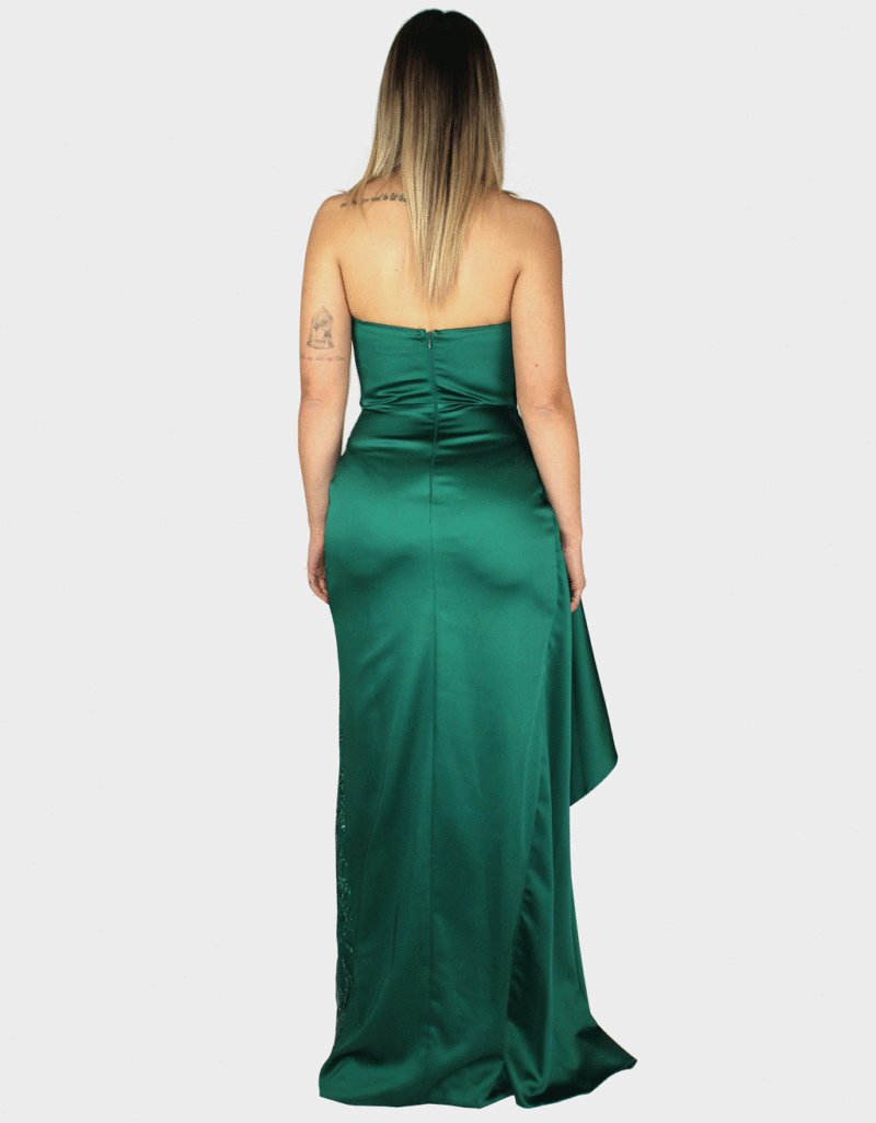 Abito lungo verde - Elizabeth Moda - immagine 4