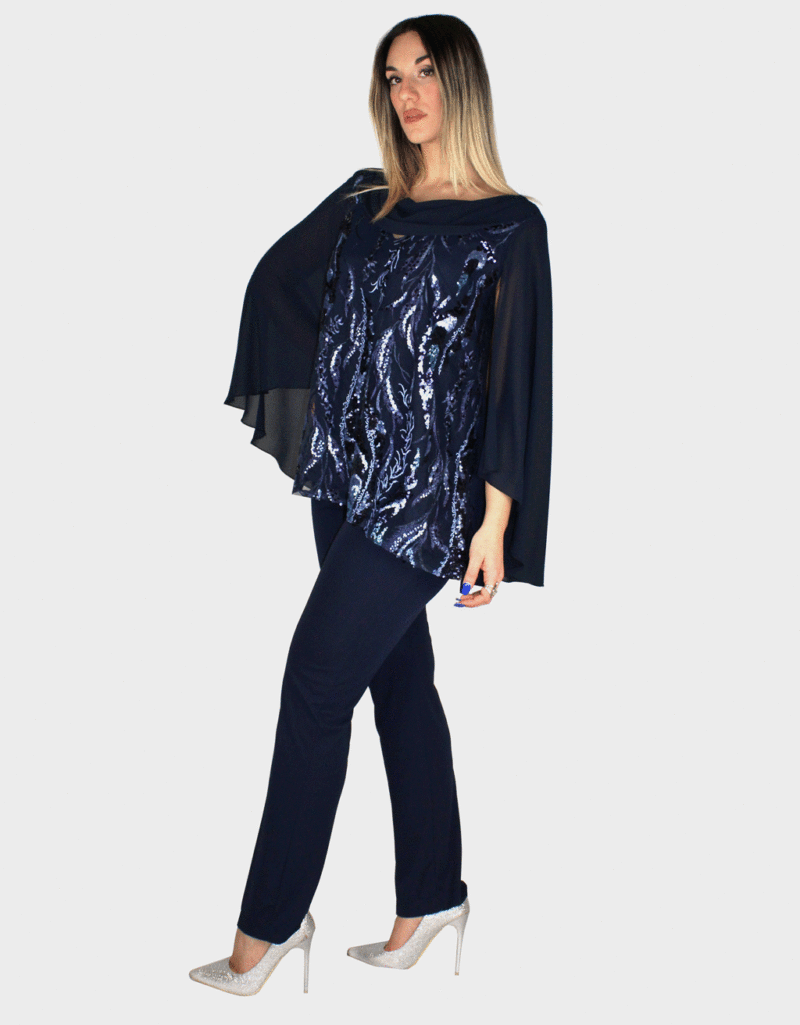 Completo due pezzi blu - Sharon - immagine 2