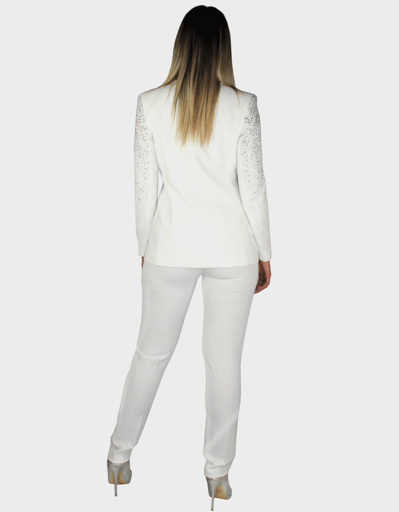 Completo tre pezzi bianco - Sharon - immagine 3