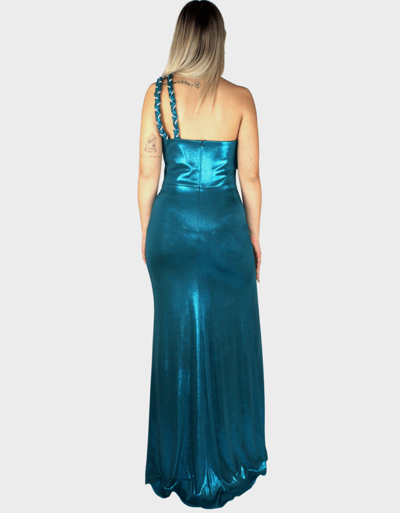 Abito lungo verde - Elizabeth Moda - immagine 4