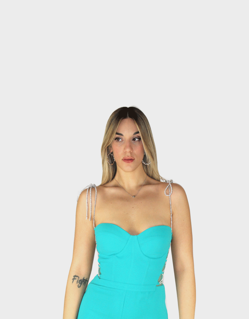 Tuta verde - Elizabeth Moda - immagine 3