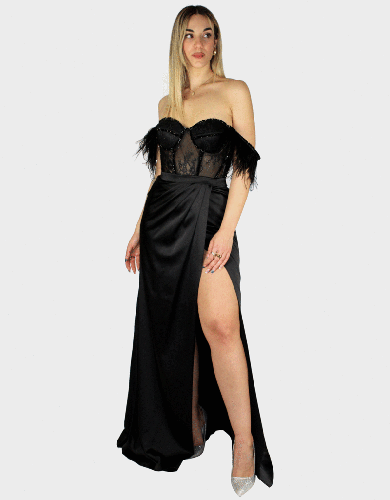 Abito nero - Elizabeth Moda
