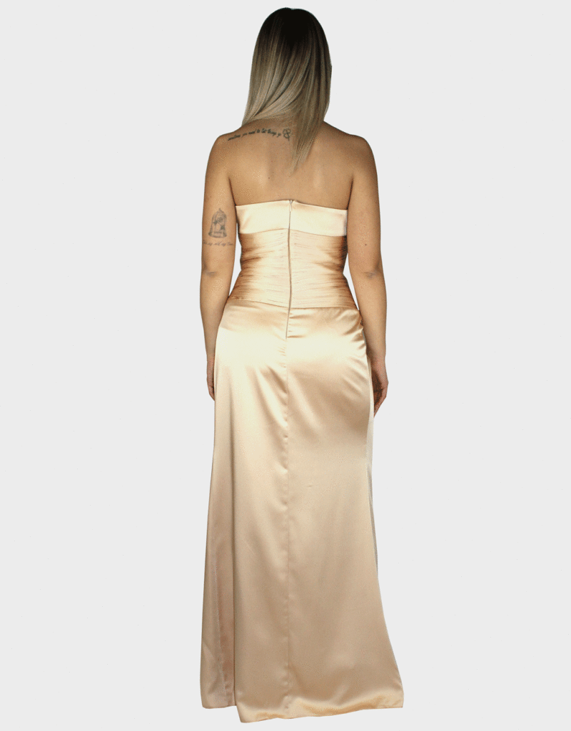 Abito lungo oro - Elizabeth Moda - immagine 4