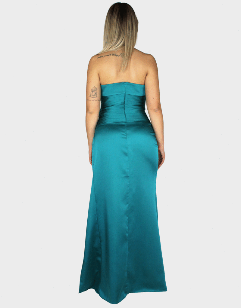 Abito lungo verde - Elizabeth Moda - immagine 4