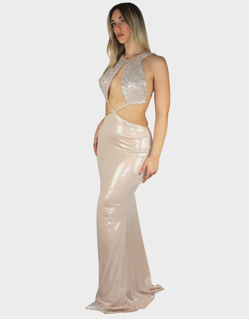 Abito oro - Elizabeth Moda - immagine 2