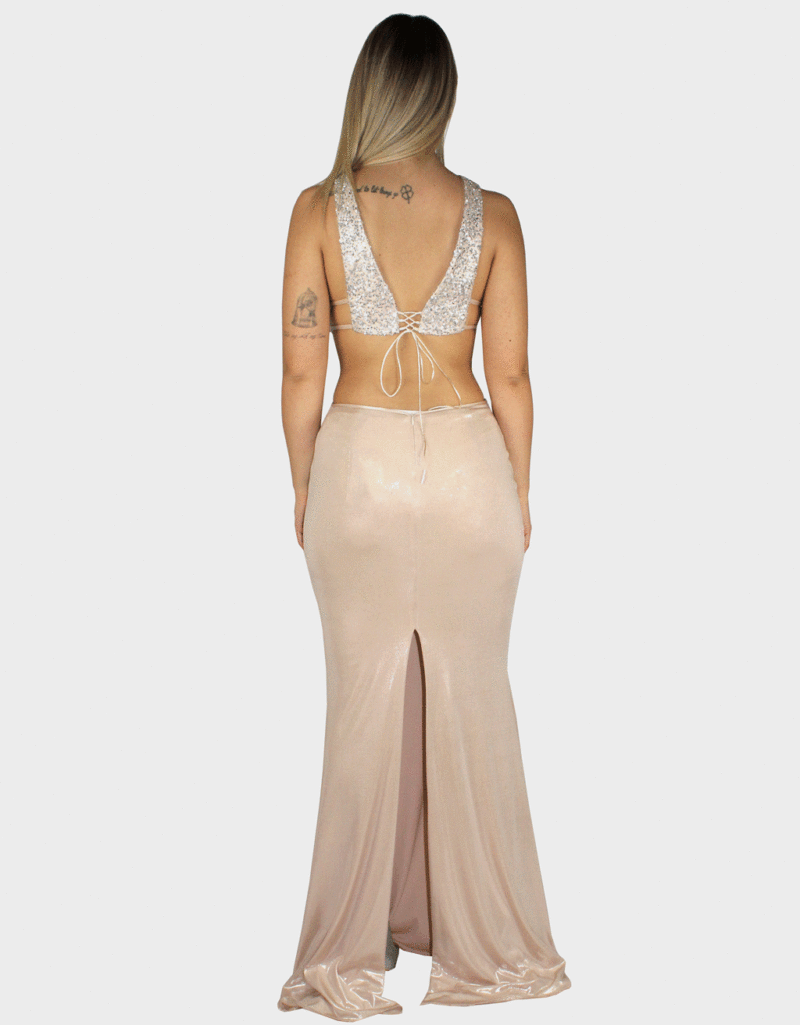 Abito oro - Elizabeth Moda - immagine 4