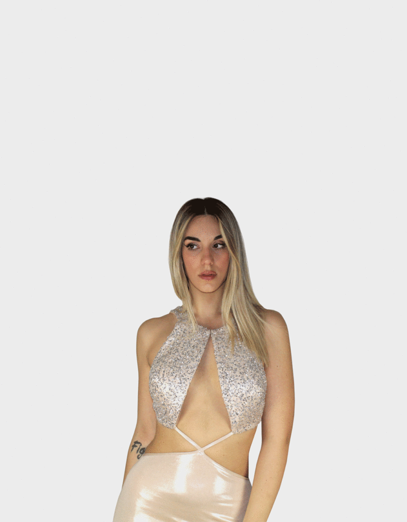 Abito oro - Elizabeth Moda - immagine 3