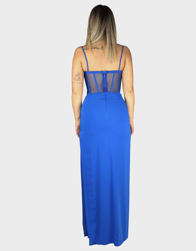Abito blu - Elizabeth Moda - immagine 4