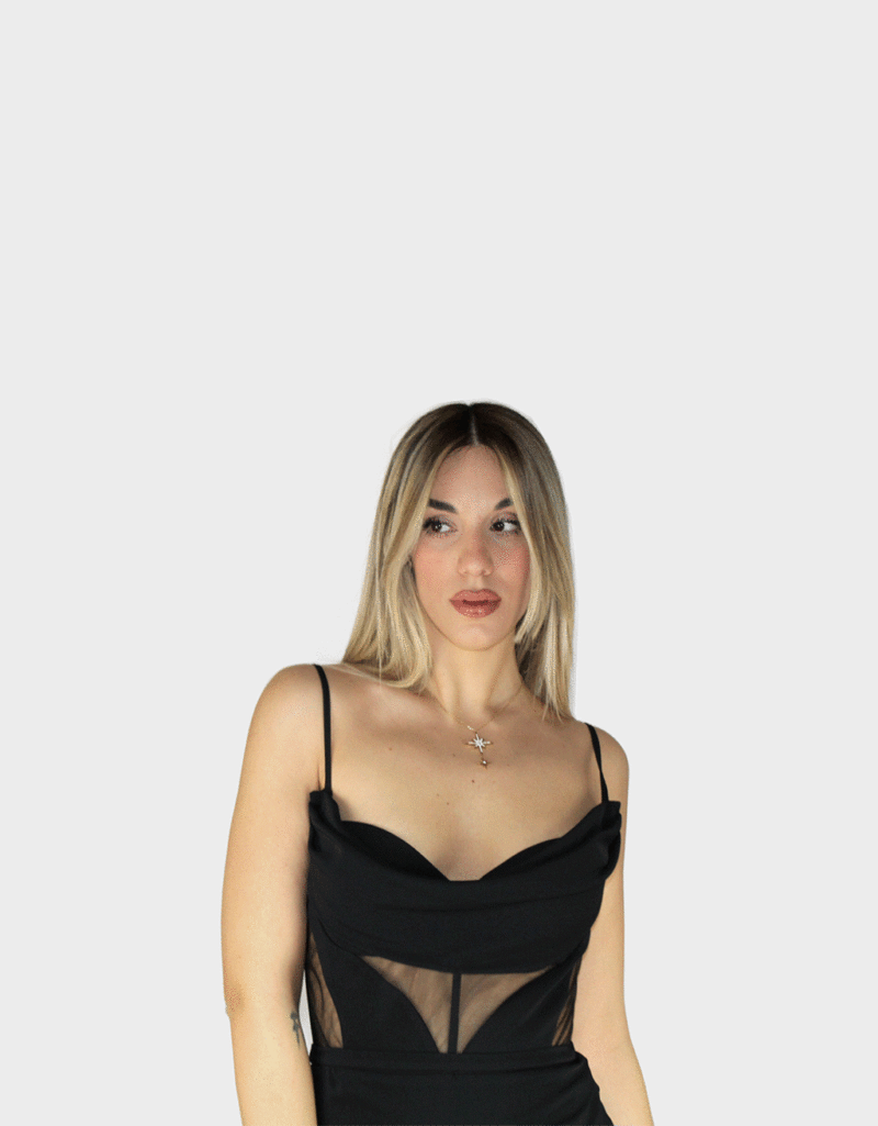 Abito nero - Elizabeth Moda - immagine 3