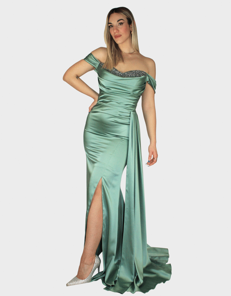 Abito verde - Elizabeth Moda - immagine 2