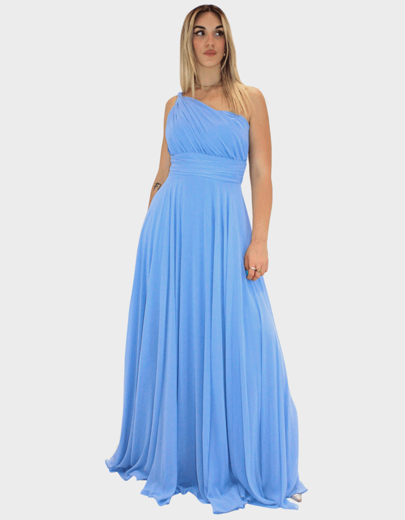 Abito lungo polvere - Elizabeth Moda