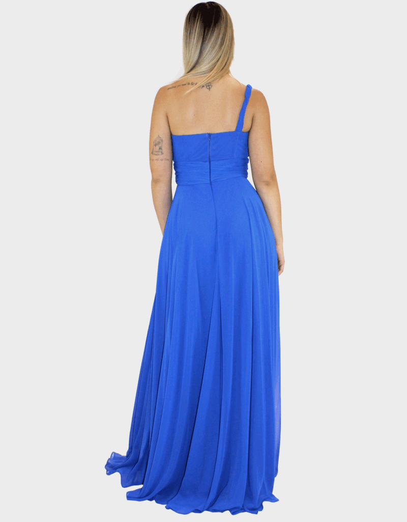 Abito lungo blu - Elizabeth Moda - immagine 4