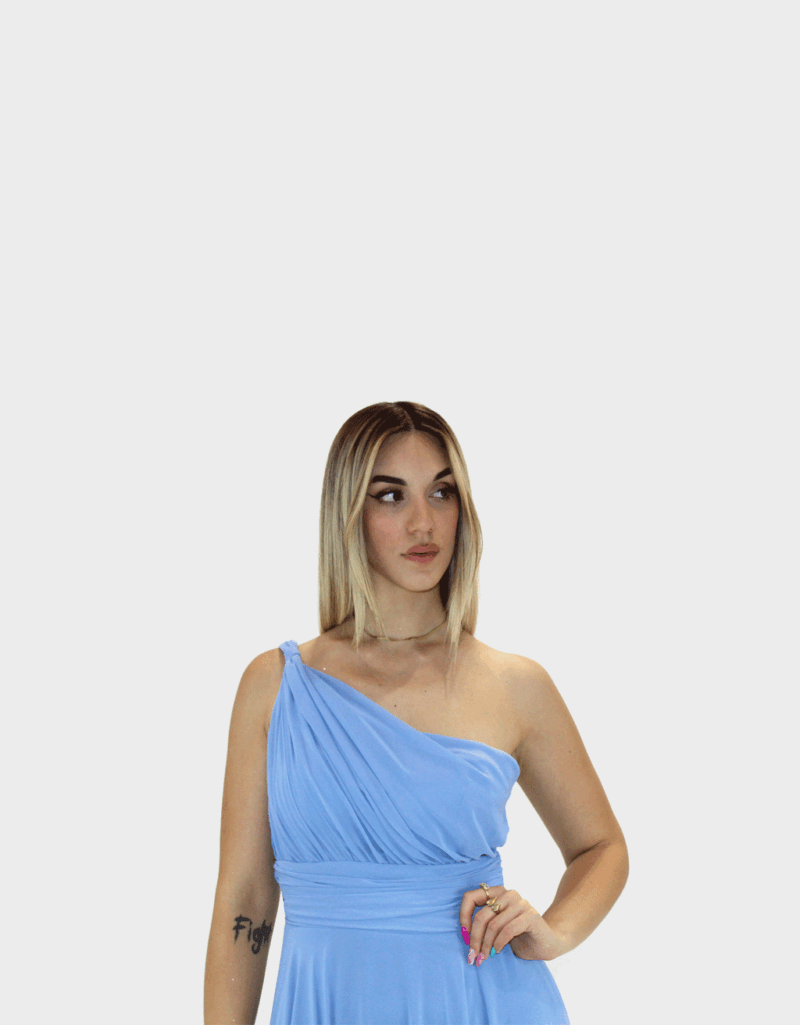Abito lungo polvere - Elizabeth Moda - immagine 3