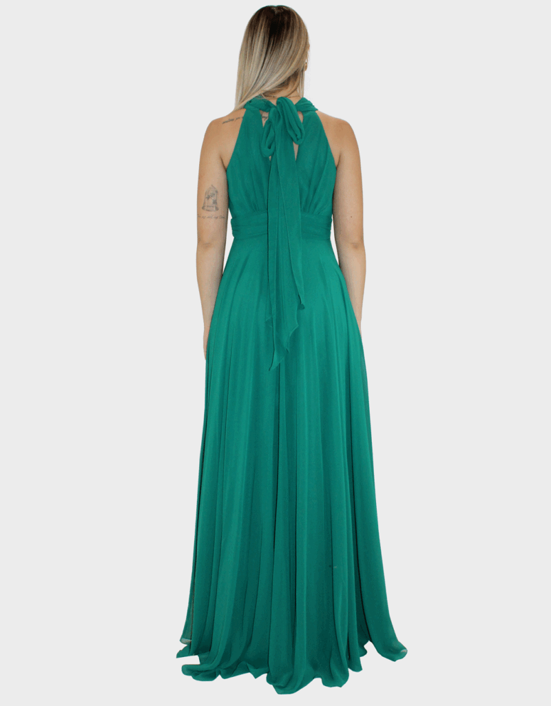 Abito lungo verde - Elizabeth Moda - immagine 4