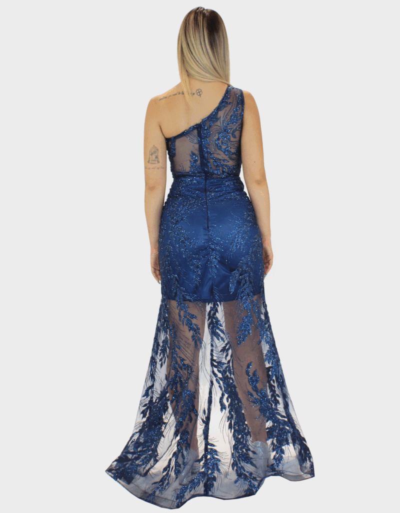 Abito blu - Elizabeth Moda - immagine 4