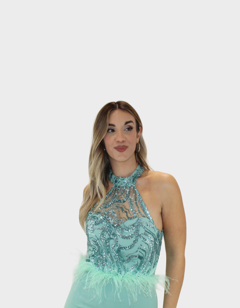 Abito verde - Sharon - immagine 4
